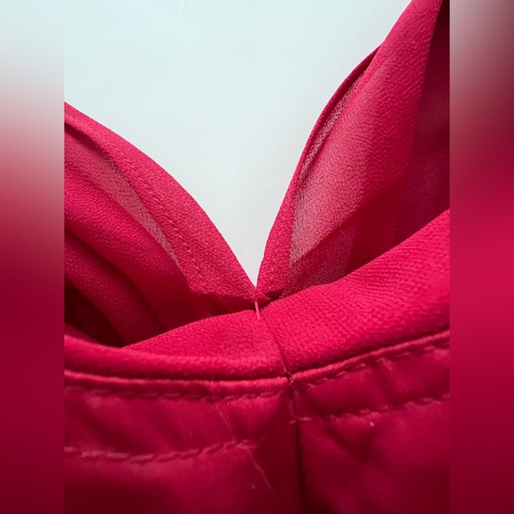 Bill Levkoff Bridesmaid dress Size 10 - color wine/cranberry - Picture 5 of 16